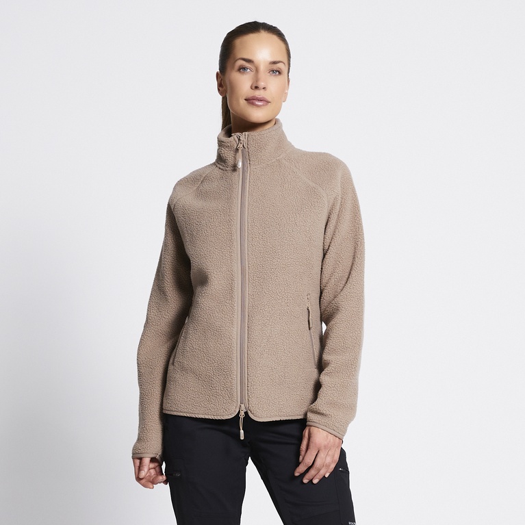 Pile jacket "Valla"  Beige